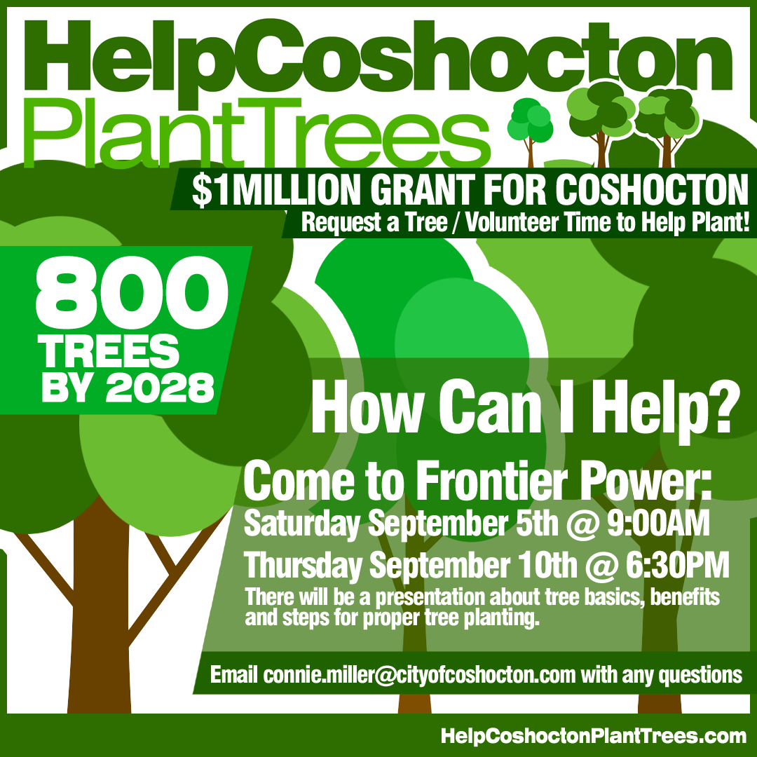 Help Coshocton Plant Trees
