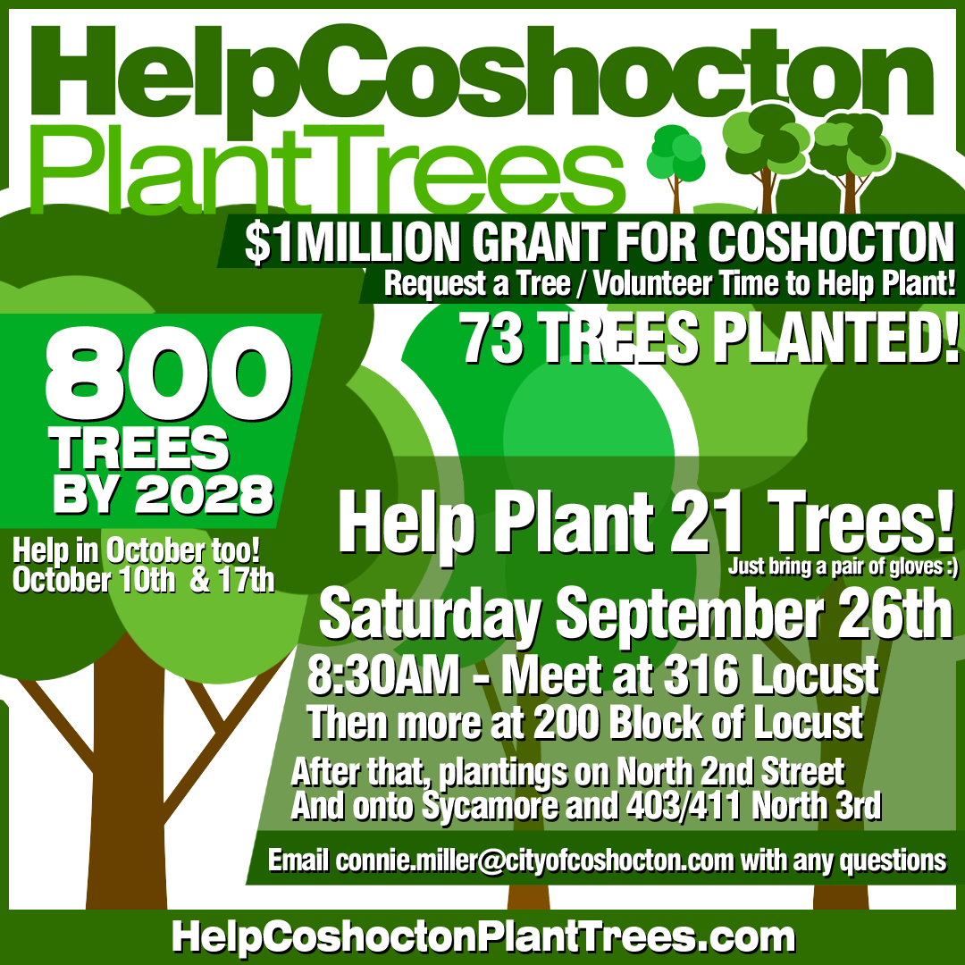 Help Coshocton Plant Trees
